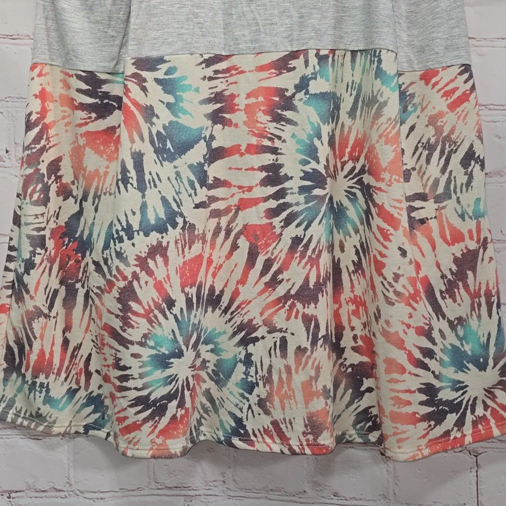 Glitzy Girlz Vibrant Tie-Dye Tank Top Womens Size 4x - Picture 4 of 9